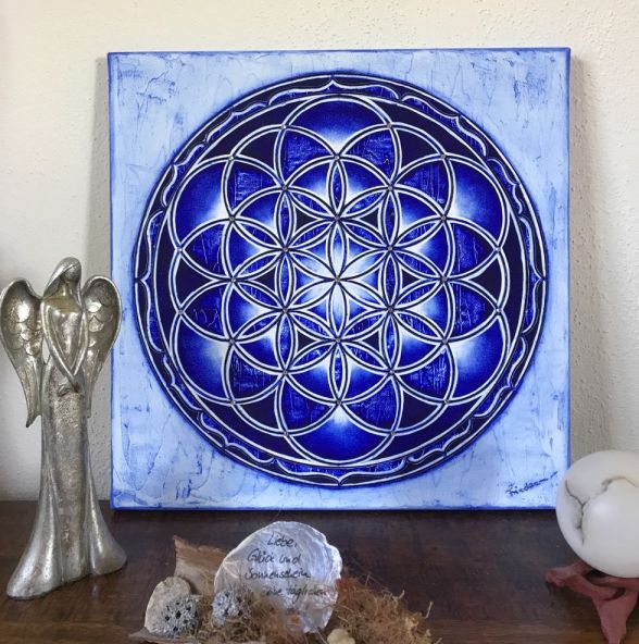 Blume des Lebens - Marion Friedsam - Heilsame Energiebilder - Ich bin 2