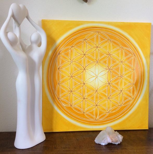 Blume des Lebens - Marion Friedsam - Heilsame Energiebilder 1